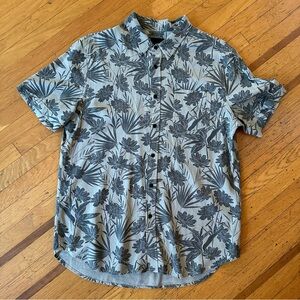 Rails Short Sleeved Floral Button Up